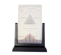 Galton Board, modello dimostrativo di probabilità con curva a campana, strumento di esperimento di legge statistica efficace per la distribuzione casuale e l'insegnamento in laboratorio di fisica