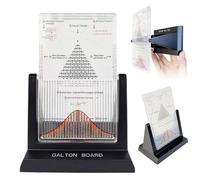 Galton Board, modello dimostrativo di probabilità con curva a campana, strumento di esperimento di legge statistica, aiuto didattico per laboratorio di fisica