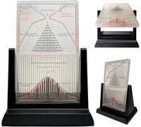 Galton Board, Strumento Didattico For Laboratori Di Fisica, Modello Dimostrativo Della Probabilità Con Curva A Campana, Strumento For Esperimenti Di Legge Statistica Efficaci