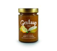 Galup Confettura Extra di Pere e Limoni 350g - Marmellata Artigianale con 120g di Frutta per 100g - Senza Conservanti - Gusto Fresco e Naturale - Made in Italy