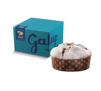 Galup Panettone Artigianale con Impasto all'Arancia a Lievitazione Naturale, Senza Uvetta e Canditi, da Guarnire con Zucchero a Velo - 750 g