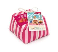 Galup Panettone d’Amare 750g con Lamponi, Fragole e Ciliegie - Ideale per l'Estate - Ricetta Fresca con Frutta Rossa - Lievitazione Naturale