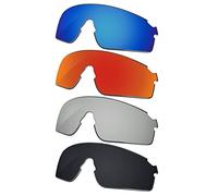 Galvanic Lenti di ricambio per Oakley EVZero Blades OO9454 | EVZero Blades Asian Fit | EVZero Path | EVZero Pitch | EVZero Range | EVZero Ascend Occhiali da sole - Nero + Ghiaccio + Rubino + Cromo