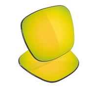 Galvanic Lenti di ricambio per occhiali da sole Oakley Holbrook XXL OO9487 da 61 mm, a specchio oro classico