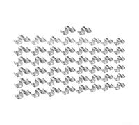 Galvanized Saddle Clips for Grating 25-Pack Galvanized Saddle(50PCS) | Hot-dip galvanized steel, rust resistant, heavy load capacity, 25-pack per value, industrial grade durability