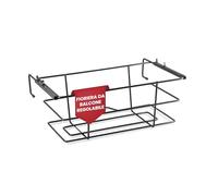 Galvanoplastica - Fioriera da Balcone [56 x 23 cm, GANCI CORTI massimo 15,5 cm] Vasi da appendere esterno, Balconiera da Ringhiera, Portavasi da balcone Regolabile High Resistance Antracite