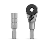 Galvanox Accessori per Leatherman - Adattatore esagonale 1/4" e driver multi-tool in acciaio inox, compatibili con utensili Leatherman