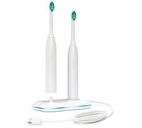 Galvanox Caricabatterie doppio per spazzolini elettrici Philips Sonicare, ricambio per HX6100, funziona con Protective Clean 4100, 6100, modelli per bambini e altro (base di ricarica impermeabile) 2