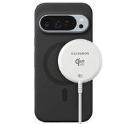 Galvanox Caricabatterie magnetico wireless da 25 W per Pixelsnap - Pad di ricarica rapida Qi2.2 (compatibile con MagSafe) Cavo intrecciato USB-C da 1,8 m per Pixel 10 Pro XL (bianco)