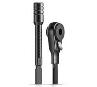 Galvanox Set di 2 prolunghe per punte piatte e cacciavite a cricchetto, progettate per strumenti multifunzione Leatherman (modelli di cacciaviti piatti), nero