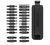 Galvanox Set di punte a doppia faccia progettato per Leatherman Multi-Tools, set di cacciaviti a punta piatta con supporto (set da 21 pezzi + 4 punte bonus)
