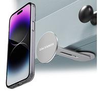 GALVANOX Supporto magnetico per telefono, supporto girevole pieghevole compatibile con MagSafe per iPhone 12, 13, 14, 15 Pro Max, per camera da letto, comodino, scrivania, cucina e altro (montaggio