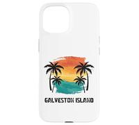 Galveston Island Travel, Texas USA vacanze turistiche estive Custodia per iPhone 15