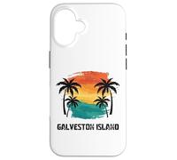 Galveston Island Travel, Texas USA vacanze turistiche estive Custodia per iPhone 16