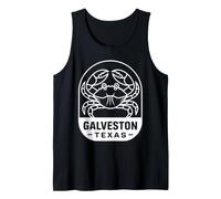 Galveston Texas Granchio Oceano Sea Life Design Canotta