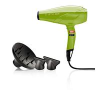 Gama Italy Professional Phon Pluma 5500 Ion, Asciugacapelli Professionale agli ioni, Verde