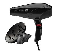 Gama Italy Professional PLUMA 5500 OXY-ACTIVE, Phon Professionale a lunga durata, Ossigeno Attivo, 2400W, Colore Nero