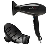 GAMA PHON PER CAPELLI ASCIUGACAPELLI CLASSIC ION PLUS 2200W NERO CON DIFFUSORE