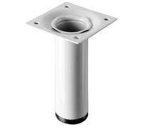 Gamba da tavolo Hettich bianca Ø 30 x 100 mm Bianco