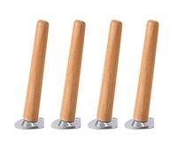 Gamba del tavolo, Gambe per mobili in metallo, Gambe for divano, gambe for tavolo, for cassettiera, 4 X, S con cono inclinato, bulloni M8, for letto(20cm/7.87in)