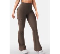 Gamba Larga Alto Stretch Yoga Leggings Compressione Pantaloni Moda Donna S - XL
