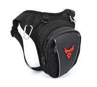 Gamba Moto,Borsello Moto da Gamba Borsa da gamba multifunzionale alla moda for moto, borsa for culo, borsa for moto impermeabile, for for esterni(Red)