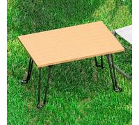 Gamba Supporto Tavolo Pieghevole da Esterno con Piedini in Gomma per Stabilità