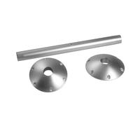 Gamba tavolo in alluminio con base esterna - 1 PZ Osculati - 48.418.28