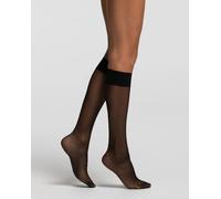Gambaletti elastico Pompea Ideale 20 DEN, 12 paia nero e polvere dorata