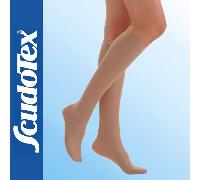 Gambaletto K1 Unisex in Microfibra Punta Chiusa Beige o Nero 18-21 mmhg Scudotex