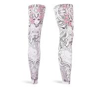 Gambali a compressione, Scaldamuscoli for ciclismo, ginocchiere a compressione, protezioni for gambe, sport all'aria aperta, sicurezza, calcio, corsa(2,S)