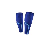 Gambali a compressione, Scaldamuscoli for gambe da uomo, for corsa, escursionismo, ciclismo, manicotti a compressione for polpacci, protezione alta for le, ghette elastiche sportive(Blue,XL)