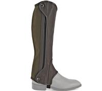 Gambali Chester in pelle con cerniera e elastico Equestro