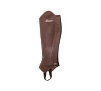 Gambali da equitazione Dunster in pelle con chiusura a elastico e zip Equestro