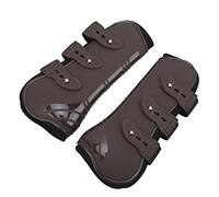 Gambe Anteriori di Cavallo Gua 2pcs Gambe Anteriori di Cavallo Guardia Neoprene Gamba per Stivali Protettivi per Cavalcare Salto di Gambe Frontali Marroni M Neoprene Robus (#1)