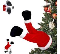 Gambe Babbo Natale Che Si Muovono,babbo Natale Che Si Muove,gambe Di Babbo Natale Che Si Muovono,decorazione Dell'albero Di Natale Piedi Che Tremano,decorazione Animata Delle Gambe Di Babbo Natale