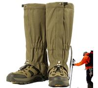 Gambe da caccia, ghette per scarpe da caccia - ghette regolabili per le gambe con racchette da neve per escursioni | tasche impermeabili da trekking per donna, uomo, sci, ciaspole
