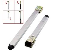 Gambe da tavolo in metallo regolabili, base pieghevole, altezza 70130 cm, postazione di lavoro regolabile per ufficio o uso domestico, in acciaio inox, design robusto e versatile