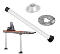 Gambe da tavolo per camper | Supporto da tavolo in alluminio | Gambe da tavolo inossidabili | Stabile supporto da tavolo per camper | Gambe da tavolo resistenti, supporto base rimovibile lig
