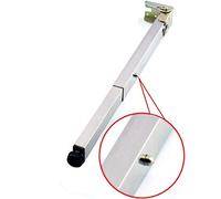 Gambe da tavolo pieghevoli regolabili in acciaio inox, 100 cm, telescopiche, rettangolari, fai da te, accessori perfetti per banco da lavoro