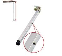 Gambe da tavolo pieghevoli regolabili in acciaio inox da 50 cm, piedi da scrivania telescopici, supporto per tavolo da pranzo PushPull Lift RV gambe pieghevoli con viti