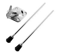 Gambe del supporto per grancassa, gambe per grancassa | Staffe per supporto per batteria 2X - Supporto per piedini per tamburo in metallo antiscivolo, accessorio per strumenti musicali professionali