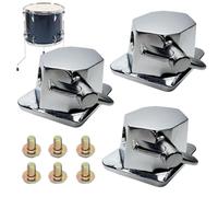 Gambe del tamburo base, staffa per gamba del tamburo | Kit set staffa gamba 3X per tamburo - Accessorio per strumenti musicali con supporto per gamba per tamburo, robusto e stabile, professionale in l