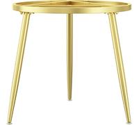 Gambe del Tavolo in Metallo, Struttura Stabile del Tavolo, Tavolo da Pranzo, Scrivania Fai-da-Te, caffè, Soggiorno O Progetto di Tavolo da Bar, Protezione del Pavimento - Fa, Gold, 40 * 72cm