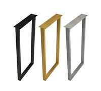 Gambe Del Tavolo Quadrate, Gambe In Acciaio Per Mobili Fai Da Te, Gambe Tavolino Di Ricambio, Gambe Da Scrivania Rettangolare Con Viti, Per Tavoli Da Caffè, Tavoli Soggiorno, Mobili, Set Di 1 ( Color