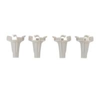 Gambe di estensione rialzate da 10 mm per carrello di atterraggio interno cavo leggero, gambe di estensione per drone NEO (grigio)