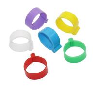 Gambe di pollo, 30 pezzi di anelli for zampe di pollo 25 mm multicolore(Light green)