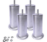 Gambe di ricambio per mobili - Piedini in acciaio inox resistenti per tavolini, supporti TV, cassettiere, divani e armadietti, accessori in metallo alla moda
