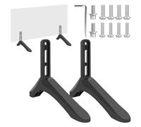 Gambe di ricambio per supporto TV, in plastica, universale, con viti, per la maggior parte dei televisori LCD/LED/plasma da 32-65 pollici, compatibili con TCL, Sony, Xiaomi