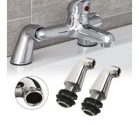 Gambe di riempimento bagno cromate converti rubinetti a parete per montaggio a p